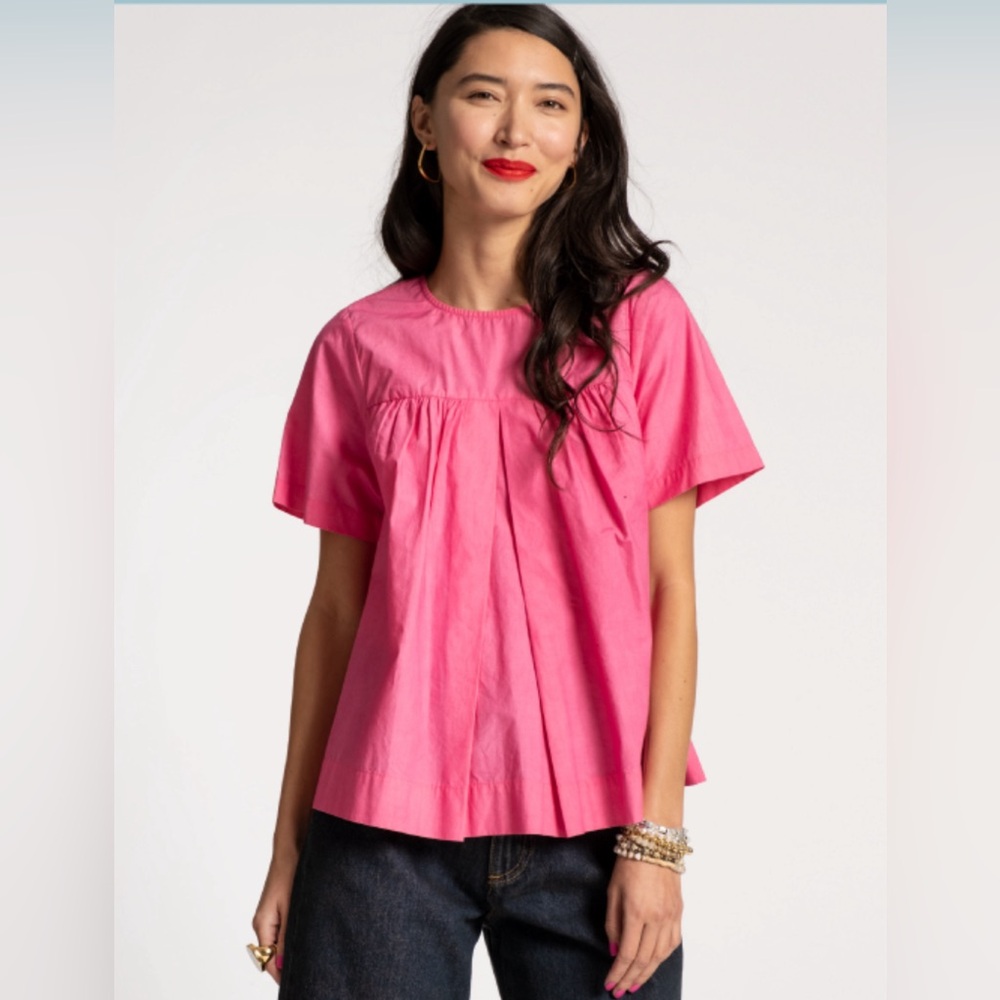 Frances Valentine The Jill Top Size 1X Pink NWT